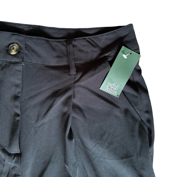 Wide Leg Black Trousers - Sz 10 - Picture 7 of 15